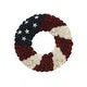 preview thumbnail 1 of 3, 17 in. Americana Flower Wreath