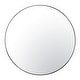 preview thumbnail 1 of 6, Varaluz Tablet Round Wall Mirror 50"W x 50"H - Black