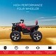 preview thumbnail 4 of 5, 12V Kids ATV Ride-On Toy Car, Music, Headlights, Red