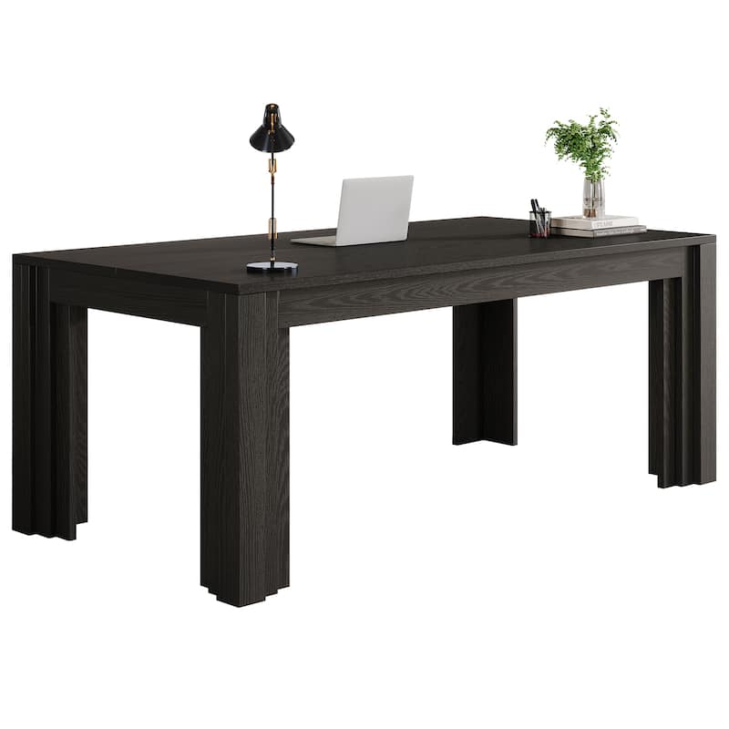 63-Inch Executive Desk, Large Home Office Computer Desk