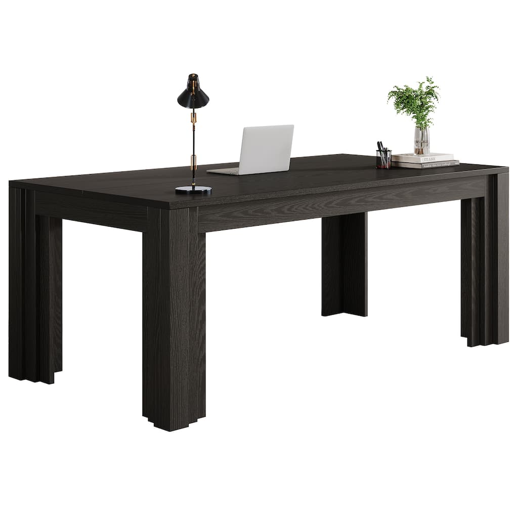 63-Inch Executive Desk, Large Home Office Computer Desk