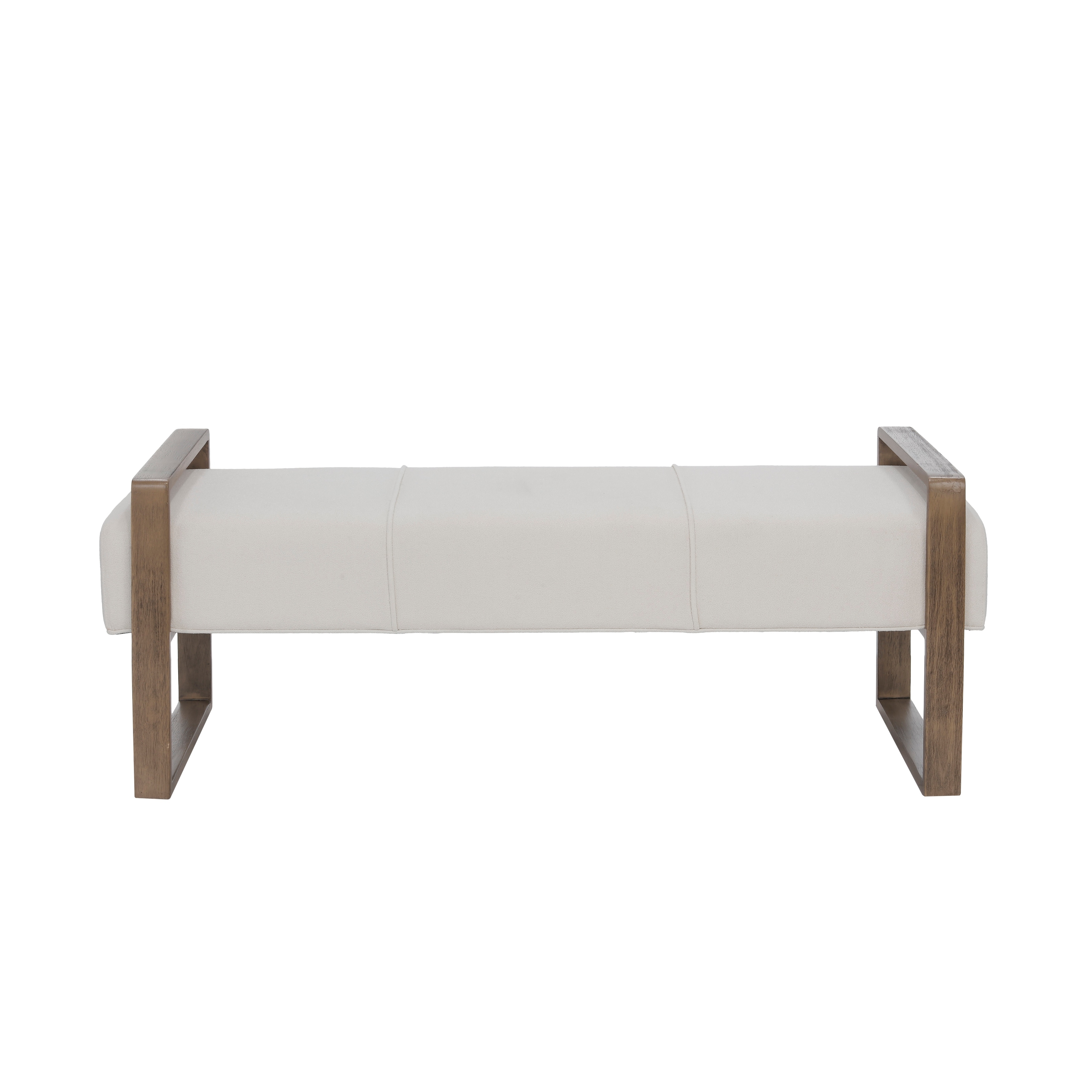Cooper Exposed Arm Transitional Wood Bench - Bed Bath & Beyond