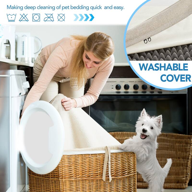 Orthopedic Dog Bed with Washable Cover