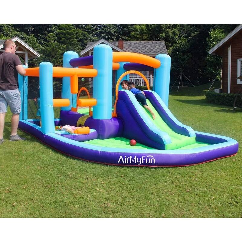 Inflatable Bounce House, Bouncer & Slide with Air Blower,with Ball Pool and Carry Bag