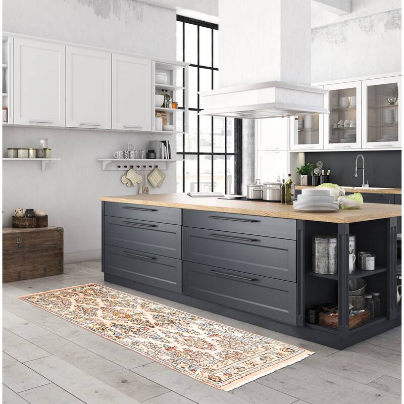 ECARPETGALLERY Hand-knotted Kayseri Copper Wool Rug - 2'0 x 5'8