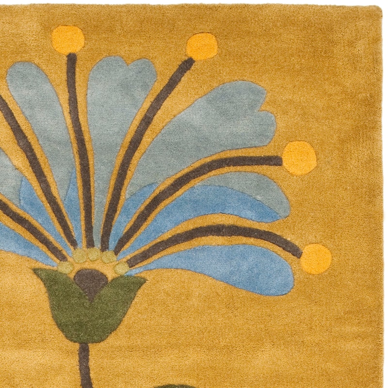 SAFAVIEH, Handmade Soho Renada Floral N.Z. Wool Rug