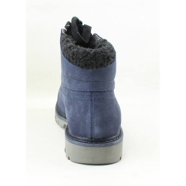 Shop Caterpillar Womens Fret Fur Blue Work Safety Boots Size 7 5
