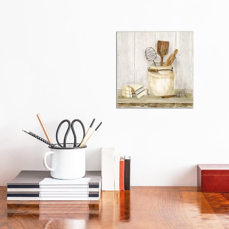 iCanvas "Vintage Kitchen I" by Tara Reed Canvas Print - 12x12x0.75