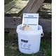 preview thumbnail 6 of 9, GSE™ 3.5" Rubber Hardwood Giant Yard Dice Set with Bucket and Yardzee & Farkle Scorecard - Giant Dice Set