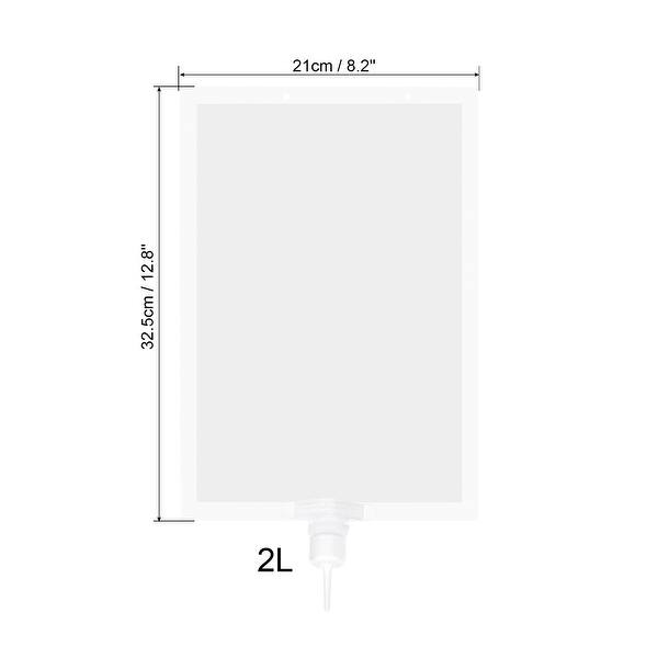Self Watering System Kit 1/2L Water Bags, Drip Spikes, 2in 1 Set Bed