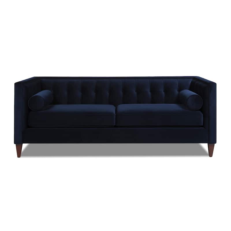 Jack 84" Modern Upholstered Tufted Tuxedo Sofa