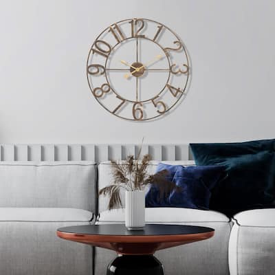 Sorbus 24" Oversized Wall Clock (Numeral)