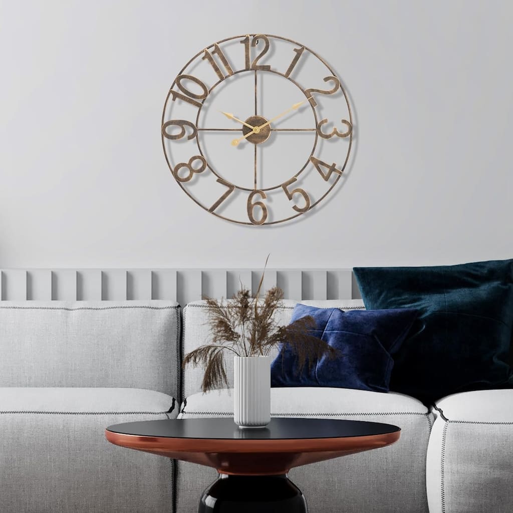 Sorbus 24" Oversized Wall Clock (Numeral)