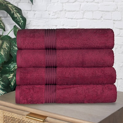 Superior Heritage Egyptian Cotton Absorbent Bath Towel Set of 4