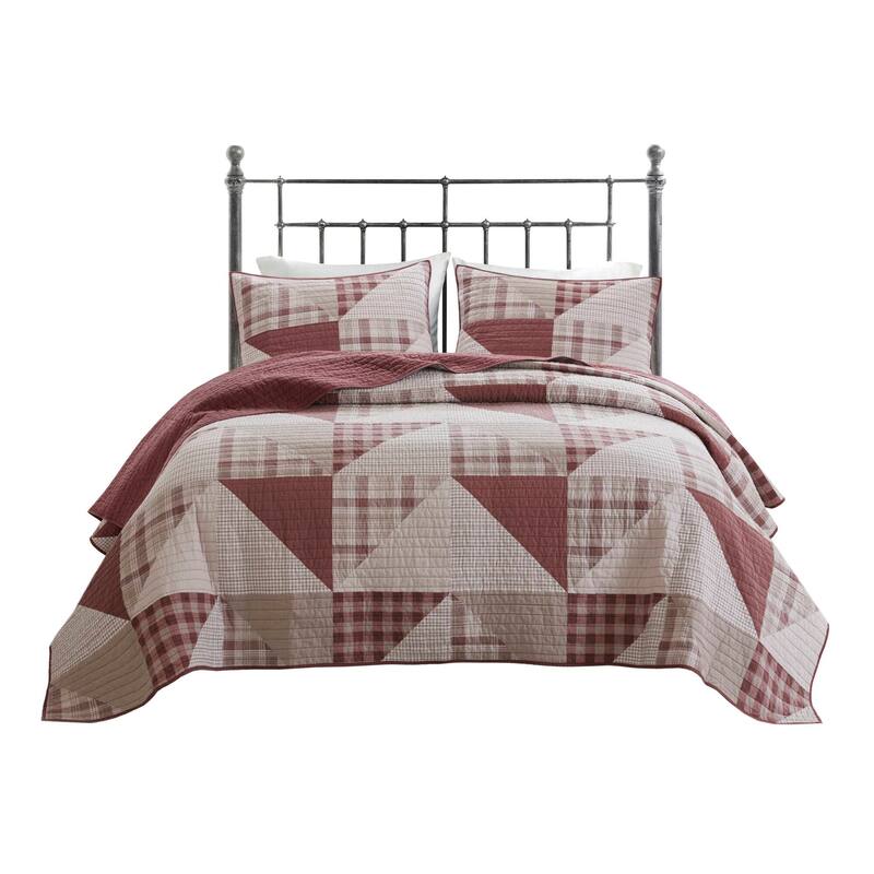 Woolrich Olsen 3 Piece Oversized Cotton Quilt Set