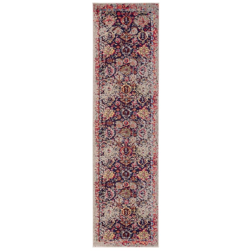SAFAVIEH Monaco Nevzeta Distressed Boho Rug - 2'2" x 6' Runner