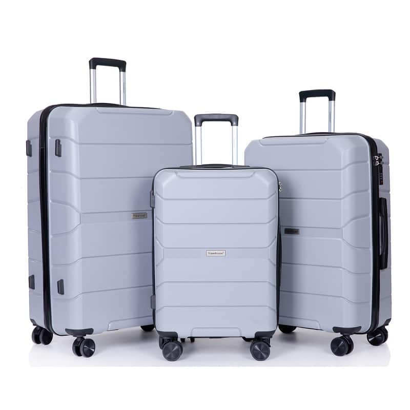 3PCS Suitcase Luggage Sets with TSA Lock and Spinner Wheels(20"/24"/28")
