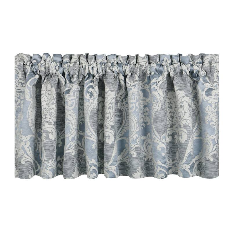 Queensbury Steel Blue Window Straight Valance