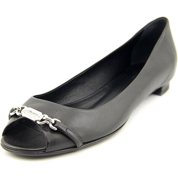 gucci peep toe flats