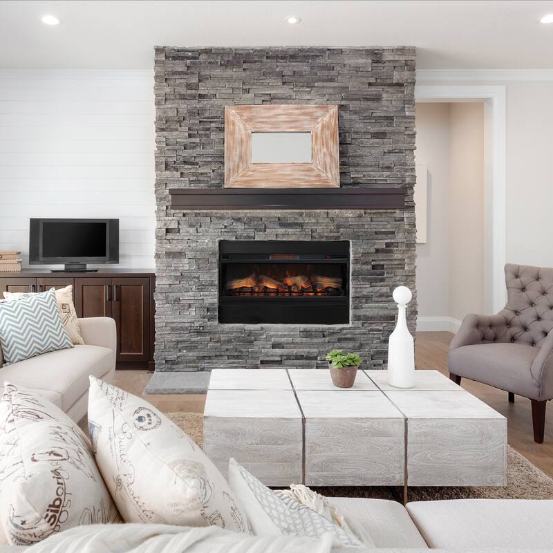 ClassicFlame 42" 3D Infrared Quartz Electric Fireplace Insert