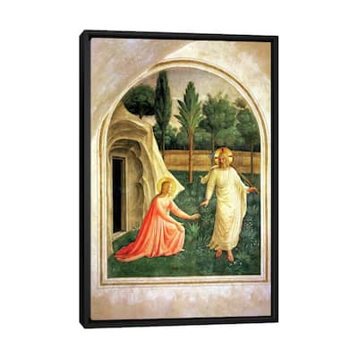 iCanvas "Noli Me Tangere, 1442" by Fra Angelico Framed Canvas Print