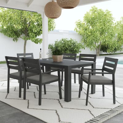 Homestyles Grayton Outdoor 7-Piece Dining Set - 38" x 29" x 68"