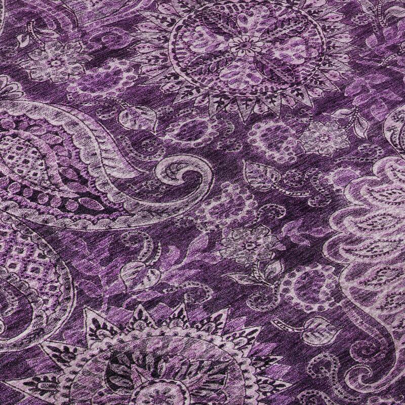 Premium Washable Super Soft Modern Paisley Mayfield Rug