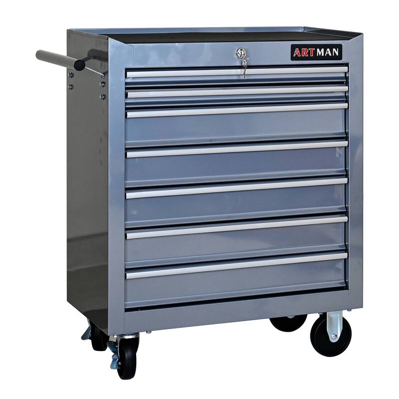 7-Drawers Multifunctional Tool Cart with Wheels