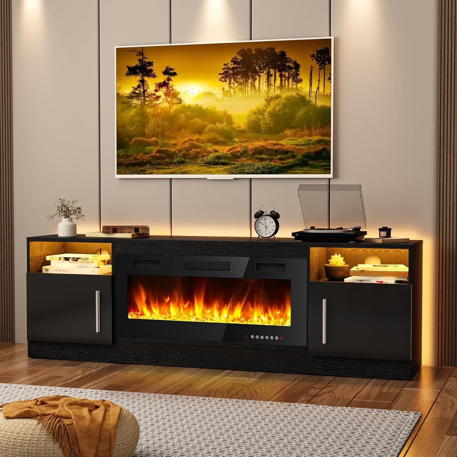 Fireplace 2025 night stand