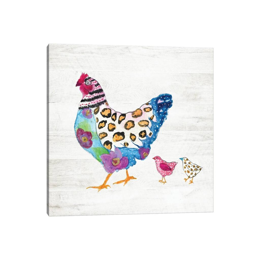 iCanvas "Funky Chicken" by Tava Studios Canvas Print