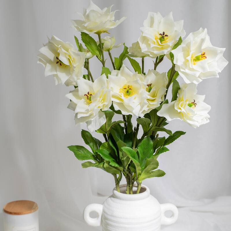 Silk Decorative Artificial Persian Buttercup(Pack of 1 Branch)