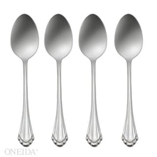 Oneida Everdine Everyday Teaspoons, Set Of 4 – 18/0 Stainless Steel, Satin Finish – Dishwasher Safe With Lifetime Warranty