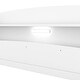 preview thumbnail 8 of 10, Wood Full Size Platform Bed with LED Light, Storage Headboard and Safety Guardrail for Bedroom, White