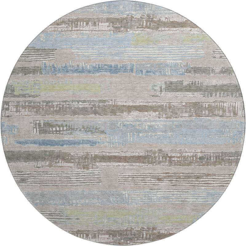 Premium Washable Super Soft Abstract Stripes Mayfield Rug