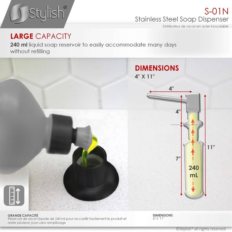 STYLISH Pull Down Kitchen Faucet + Soap Dispenser - Matte Black Finish