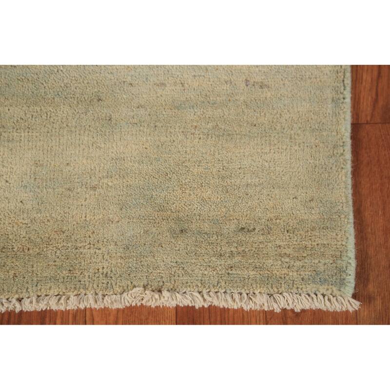 Gabbeh Oriental Runner Rug Hand-Knotted Multi-Color Wool Carpet - 2'10" x 6'7"