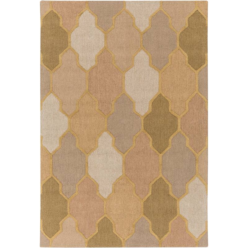 Hand-Tufted Ryde Moroccan Trellis Wool Rug