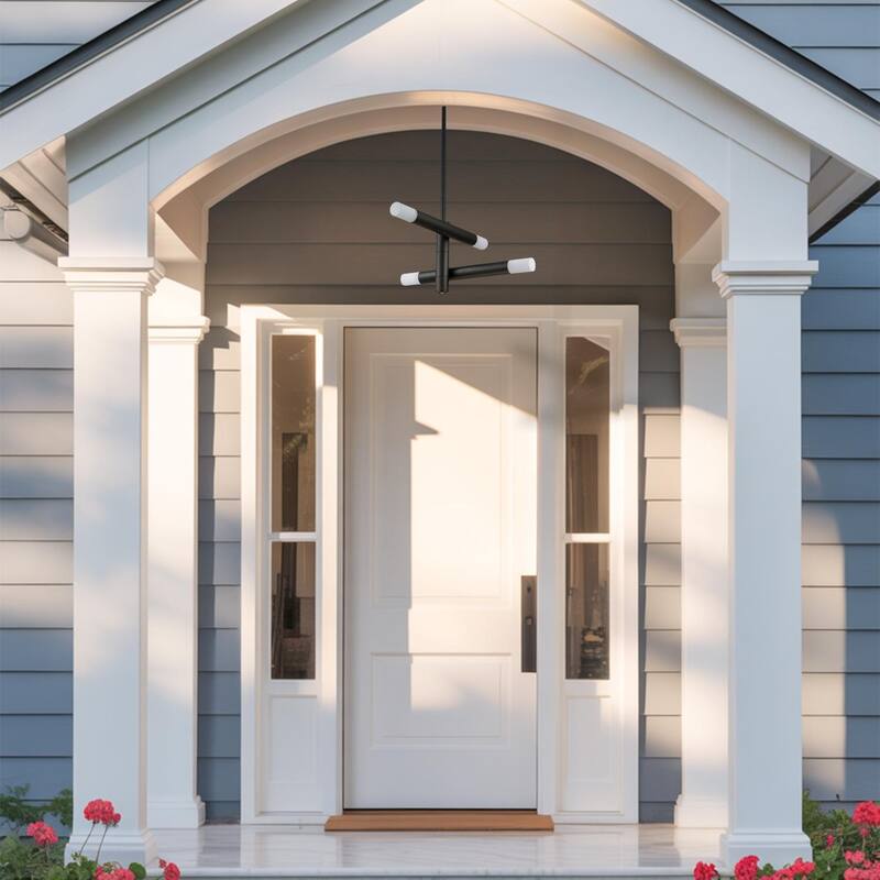 Motion Sensor Modern Outdoor LED Pendant Lights - 1 Pack