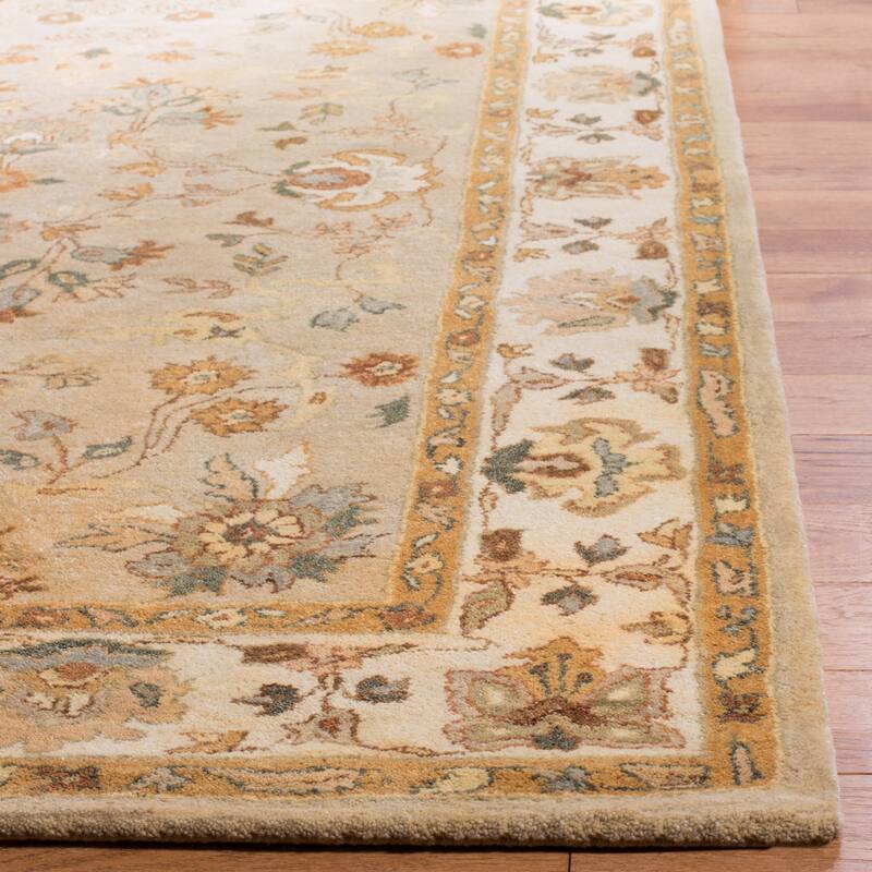SAFAVIEH Handmade Bergama Petkana Oriental Hand-spun Wool Rug