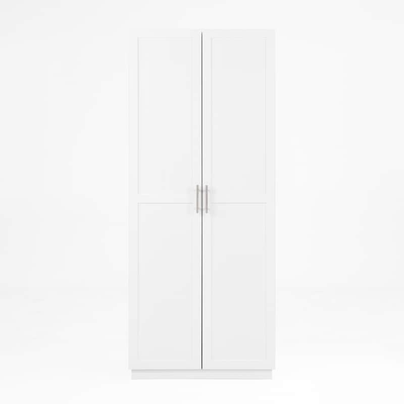 Cabinet White Storage Cabinet Food Pantry with Doors and Adjustable Shelves Freestanding Buffet Cupboards Sideboard