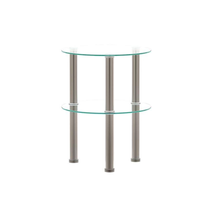 2layer Round Tempered Glass Coffee Table Bed Bath & Beyond 39527464