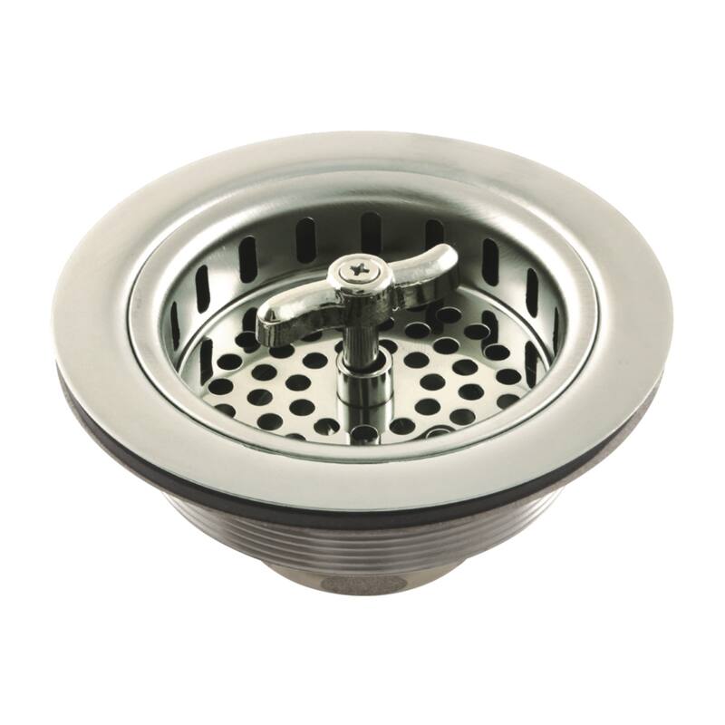 Tacoma Spin and Seal Sink Basket Strainer - Polished Nickel