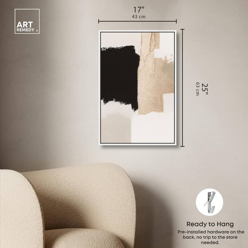 Earth and Ink II Canvas by Art Remedy