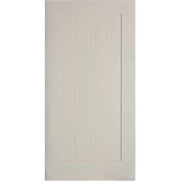 Trimlite 36701388401B 42" by 84" Plank Interior Barn Door Only - Primed