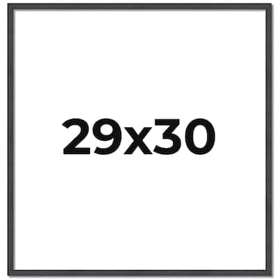 29x30 Frame Brown Solid Wood Picture Frame - Complete Modern Photo
