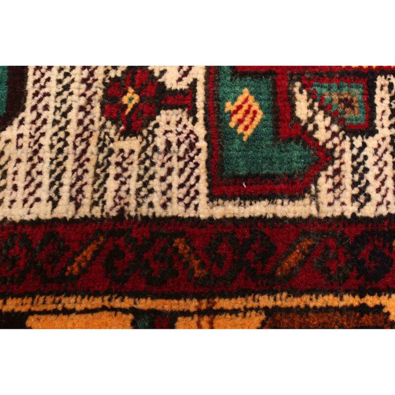 ECARPETGALLERY Hand-knotted Teimani Cream Wool Rug - 3'3 x 4'10