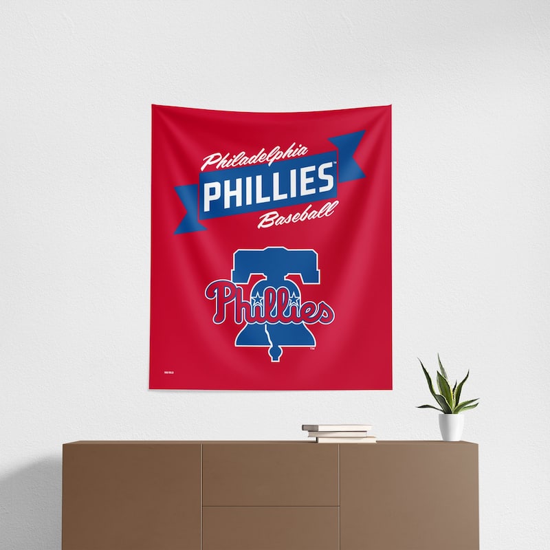 MLB Premium Phillies Printed Wall Hanging - 34"x40"
