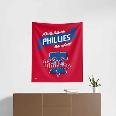 MLB Premium Phillies Printed Wall Hanging - 34"x40"