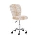 preview thumbnail 49 of 52, Clara Faux Fur Armless Office Chair