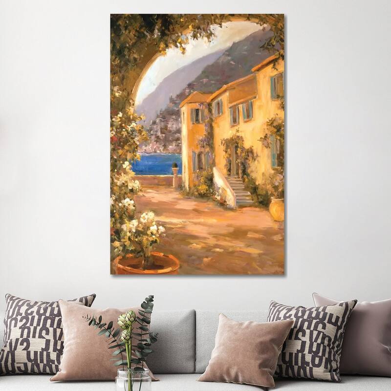 iCanvas "Italian Villa I" by Allayn Stevens Canvas Print